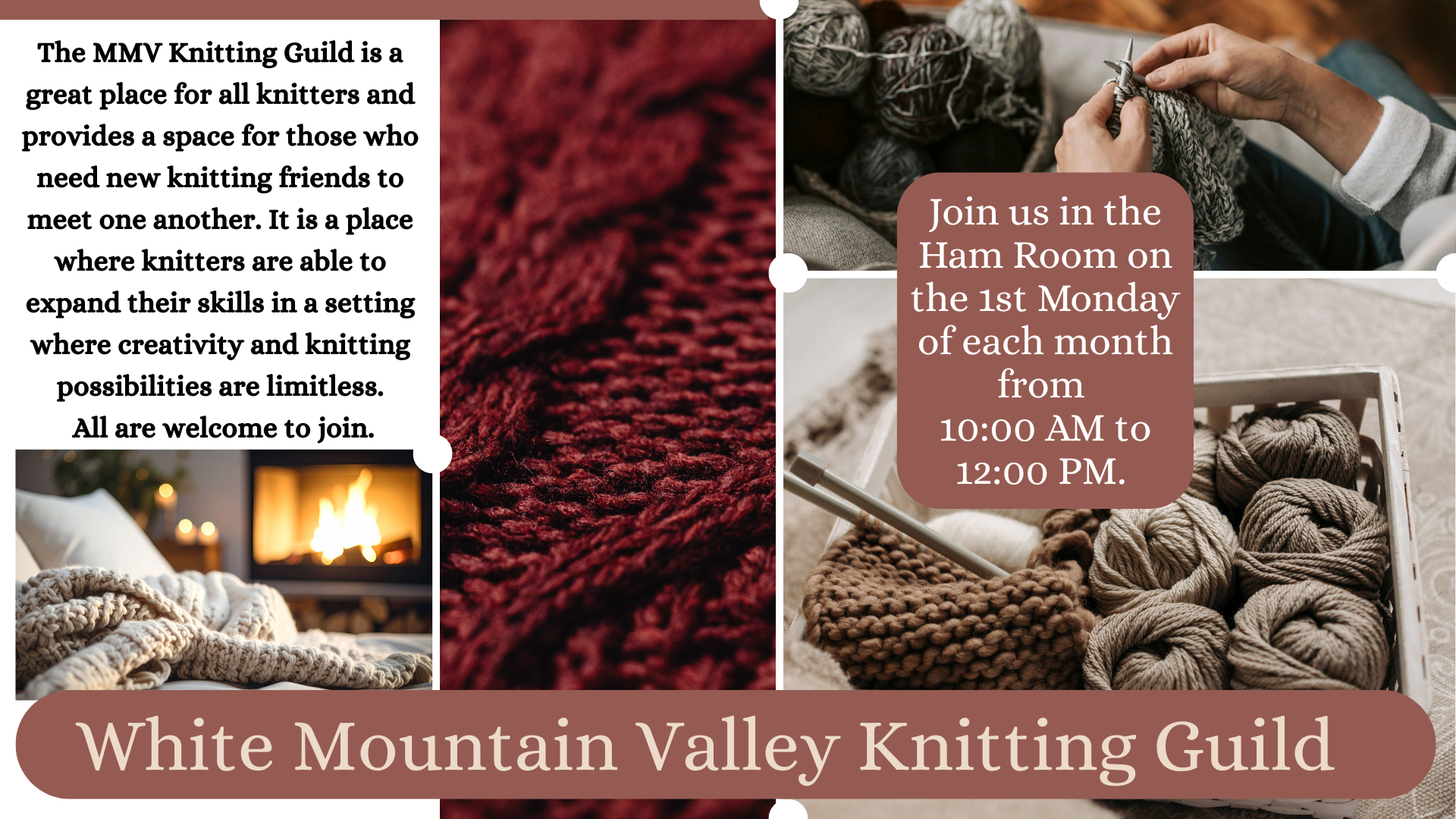 WMV Knitting Guild | Conway Public Library