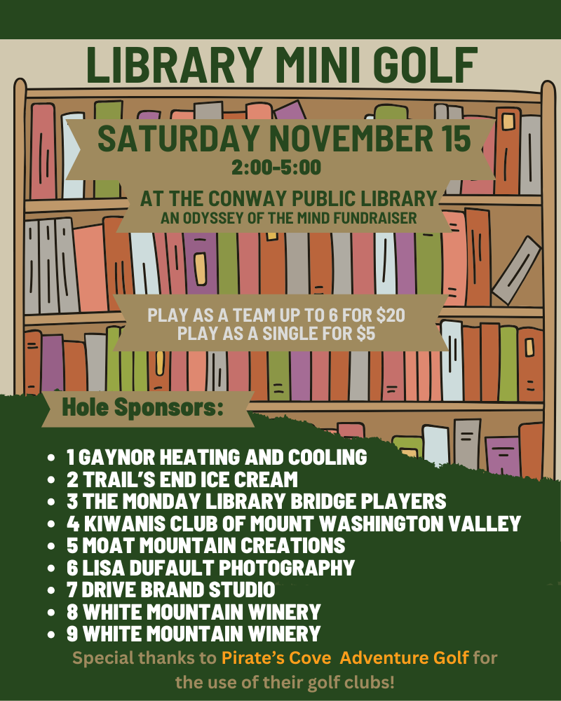 Library Mini Golf for OM | Conway Public Library