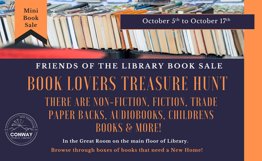Friends Information for Book Sale